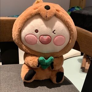 KAKAO FRIENDS Quokka Apeach Soft Brown Plush Toy